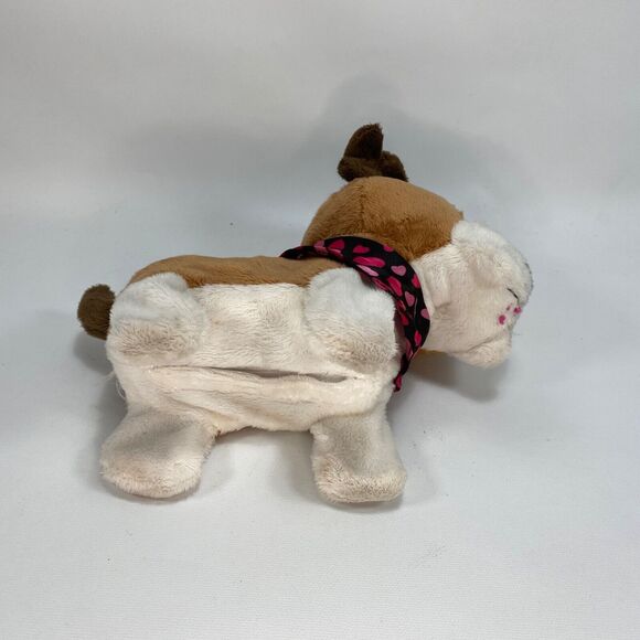 Animated Walking Singing Dog Heart Scarf Hat Battery Operated 8" Plush Toy - Picture 8 of 11